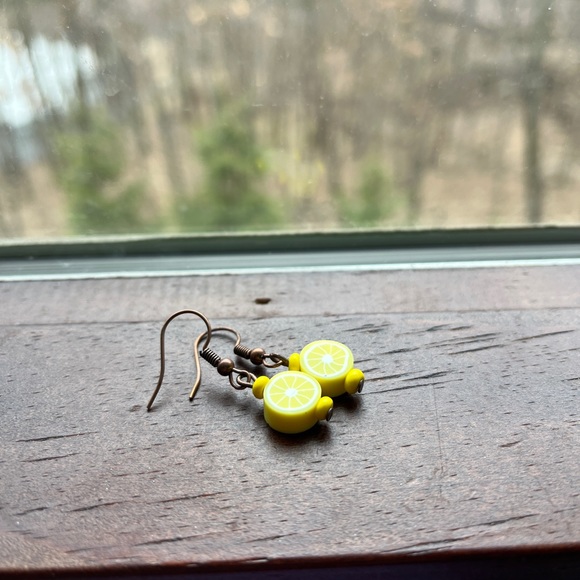 Lemon earrings - Picture 2 of 4